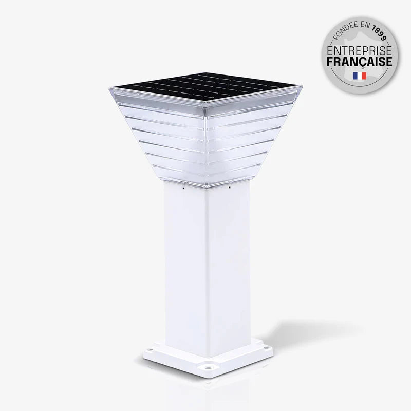 Borne Solaire Extérieur 40 CM – IP65, Batterie Remplaçable