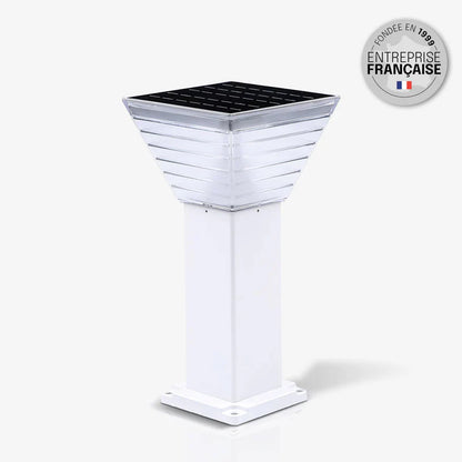 Borne Solaire Extérieur 40 CM – IP65, Batterie Remplaçable