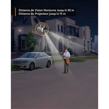 Imou Bullet 3 Caméra Extérieure Wi-Fi Spot LED