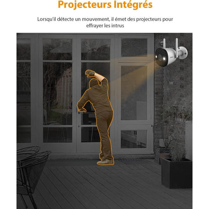 Imou Bullet 3 Caméra Extérieure Wi-Fi Spot LED