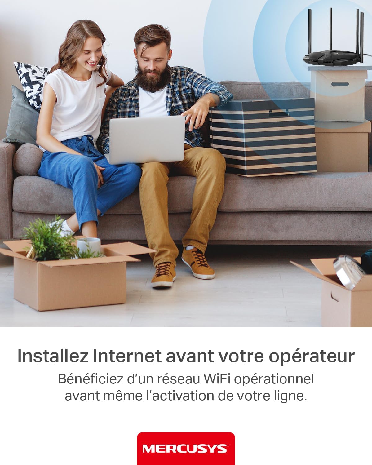 MERCUSYS MB235-4G Routeur Wi-Fi AC1200