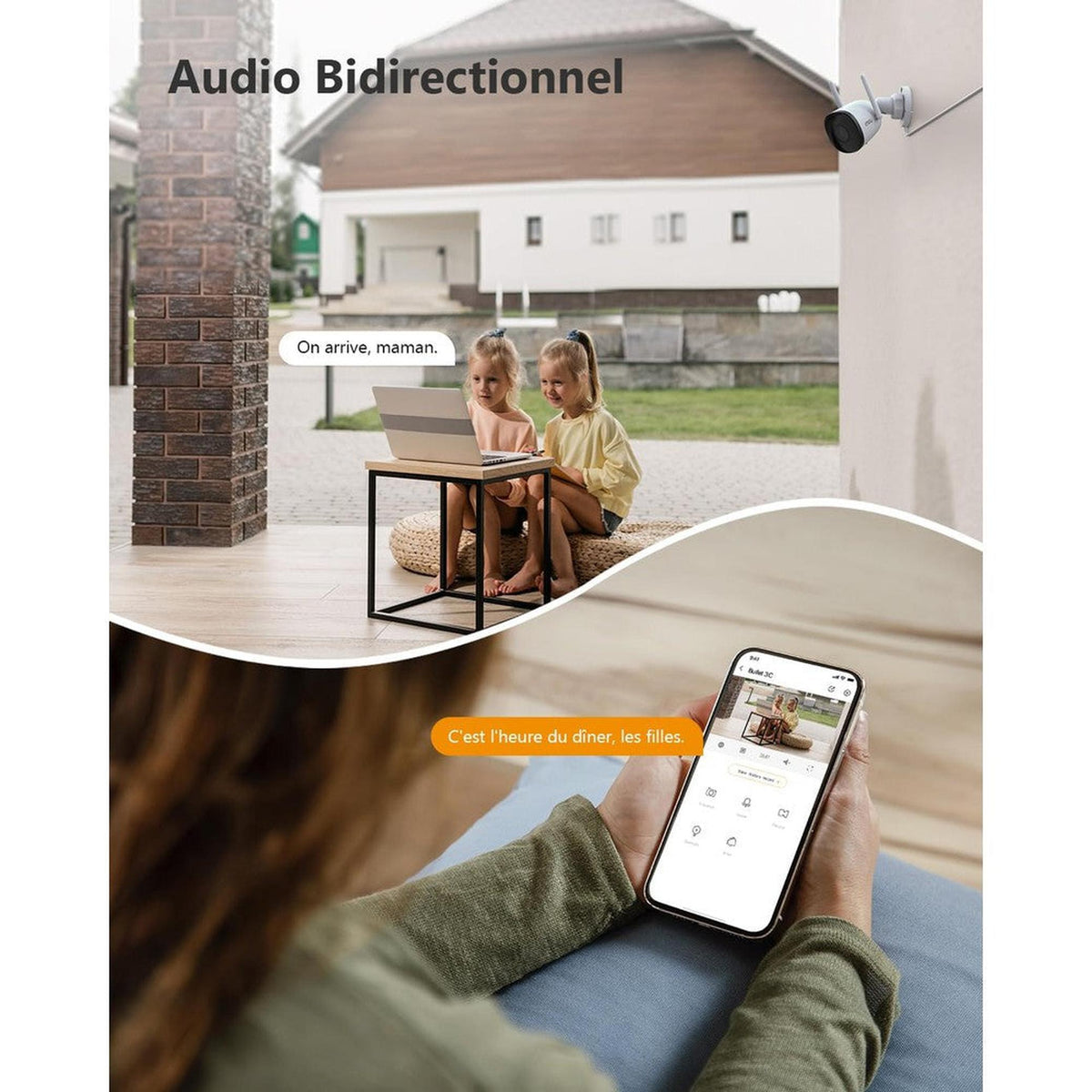Imou Bullet 3 Caméra Extérieure Wi-Fi Spot LED
