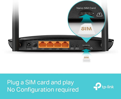 TP-Link Archer MR550 Routeur 4G+ Cat6 Wi-Fi AC1200