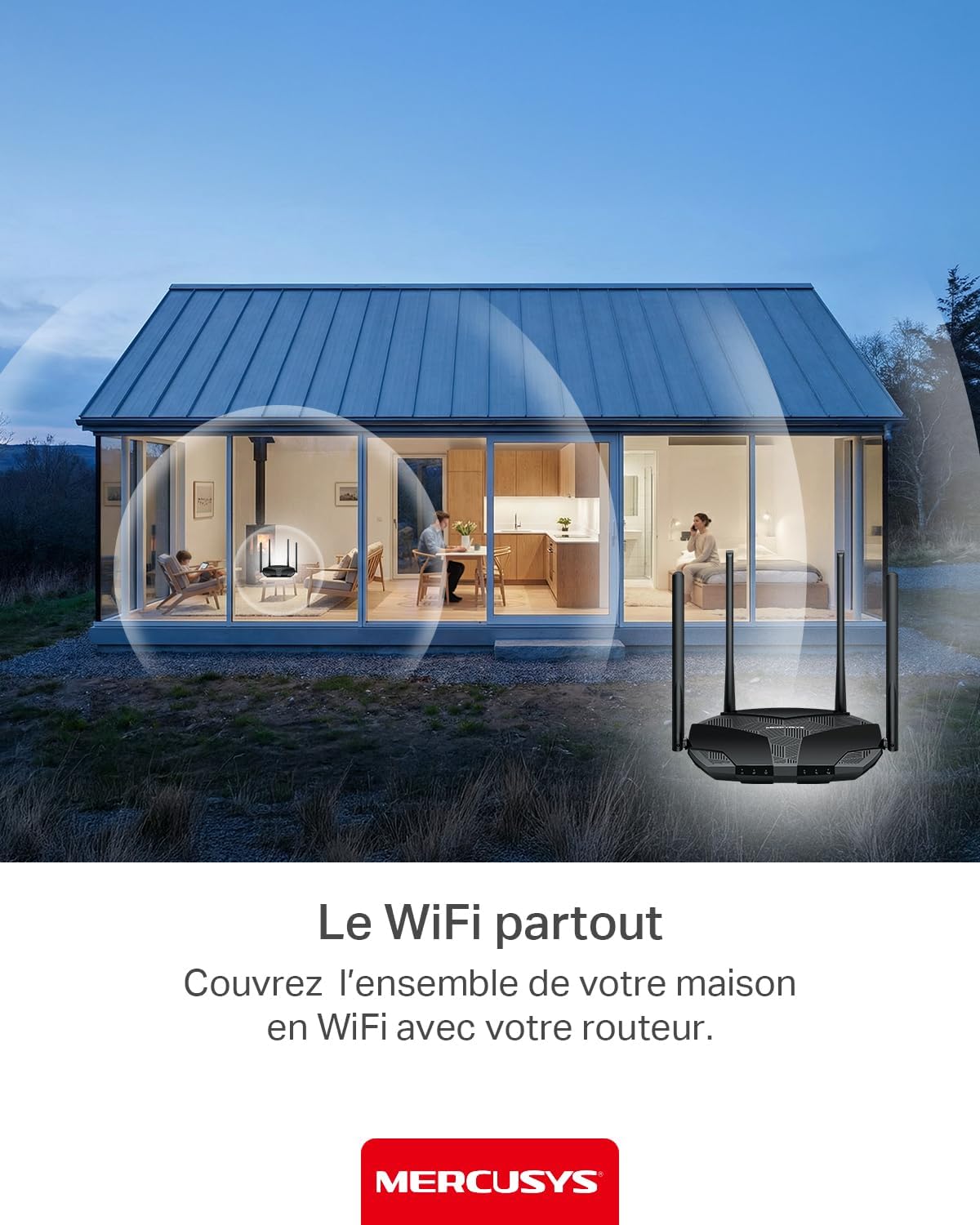 MERCUSYS MB235-4G Routeur Wi-Fi AC1200
