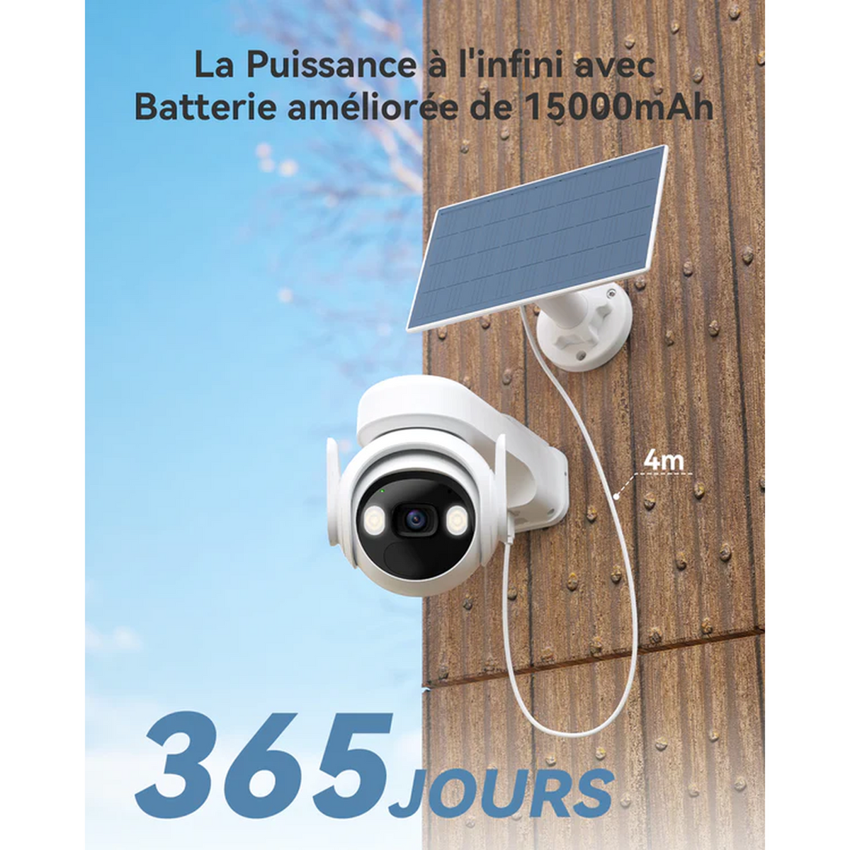 Imou Cell PT Lite 3MP Caméra Solaire Wi-Fi 360°