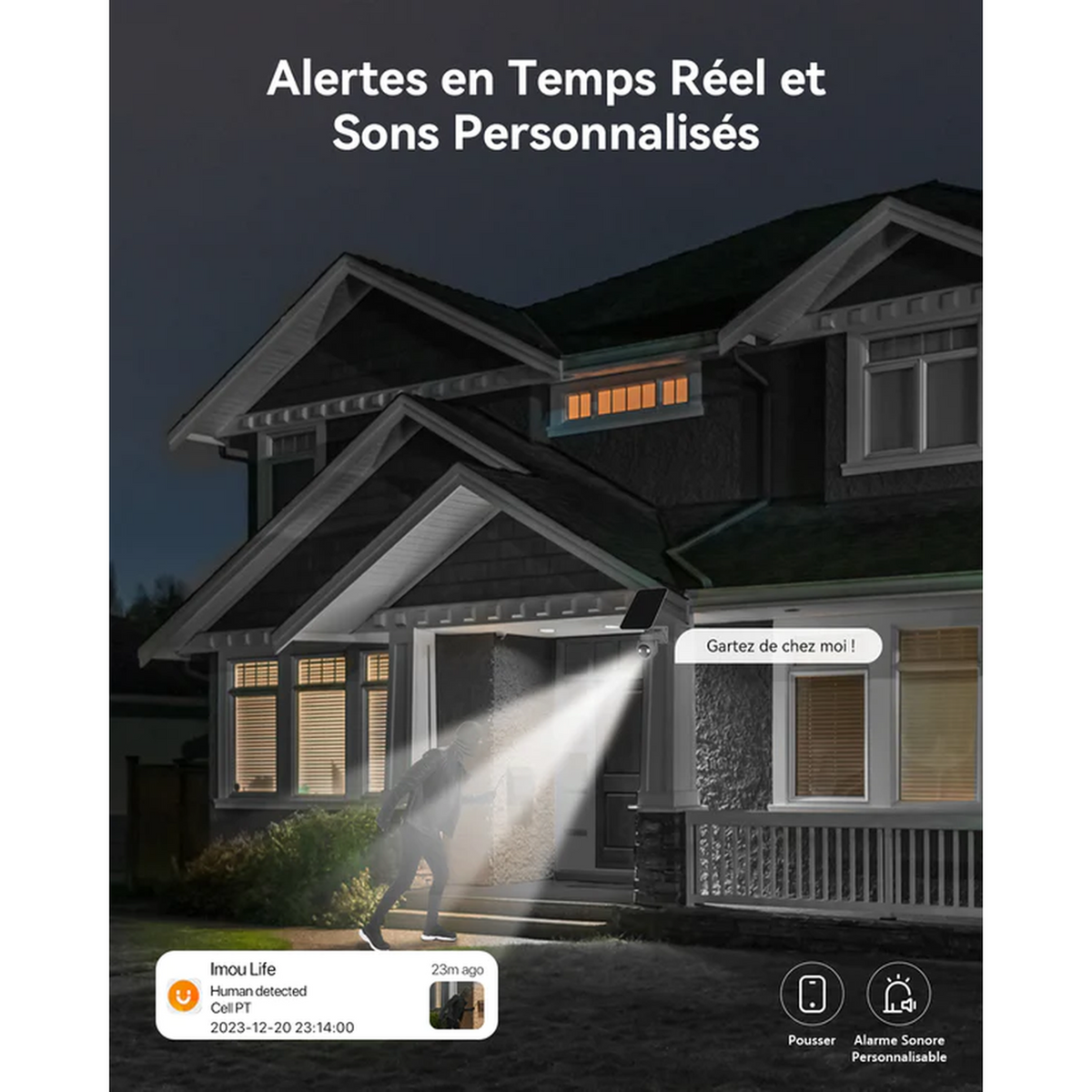 Imou Cell PT Lite 3MP Caméra Solaire Wi-Fi 360°