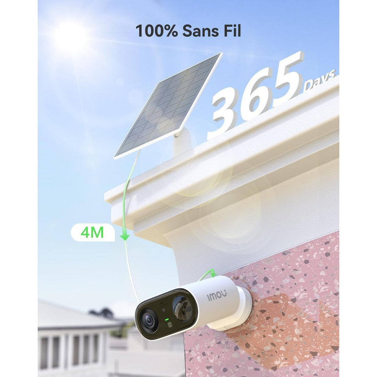 IMOU Cell Go Kit Mini Caméra Solaire Wi-Fi