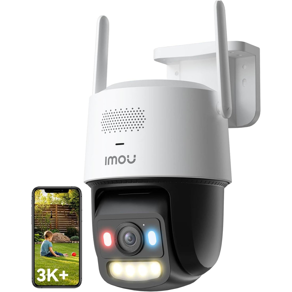 Imou Titan 6MP Caméra Extérieure Wi-Fi PoE Zoom 8X