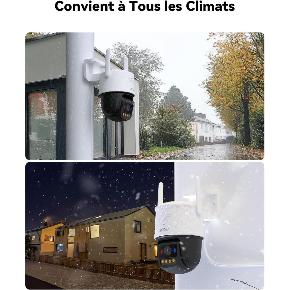 Imou Titan 6MP Caméra Extérieure Wi-Fi PoE Zoom 8X