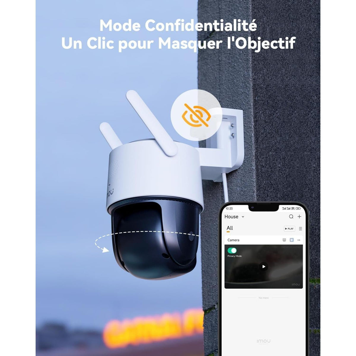 Imou Titan 6MP Caméra Extérieure Wi-Fi PoE Zoom 8X