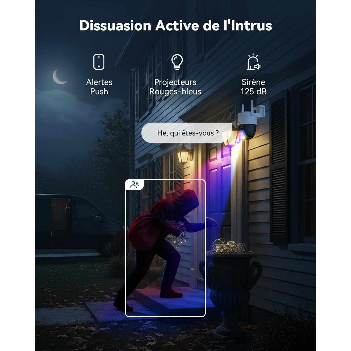 Imou Titan 6MP Caméra Extérieure Wi-Fi PoE Zoom 8X