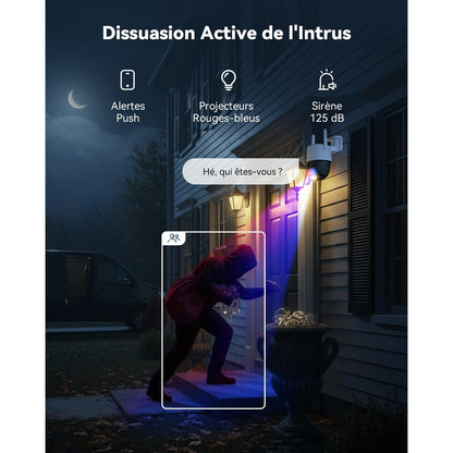 Imou Titan 6MP Caméra Extérieure Wi-Fi PoE Zoom 8X