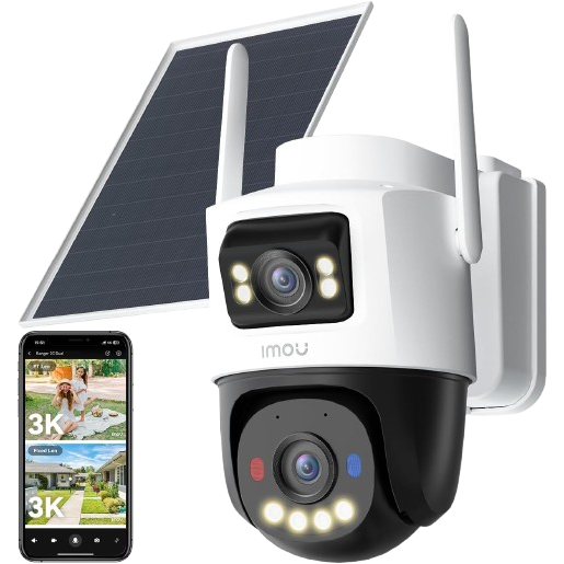 Imou AOV Dual Caméra de Surveillance Extérieure 4G Wi-Fi Solaire