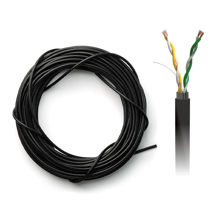 Câble BB2 - 2 paires torsadées blindées FTP AWG24 (200m) - SECUROTOP