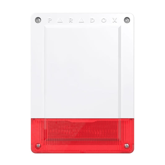 SIRENE EXTERNE V.R. FLASH ROUGE DANS DEUX DIRECTIONS. PILES INCLUSES GRADE 2 - SECUROTOP