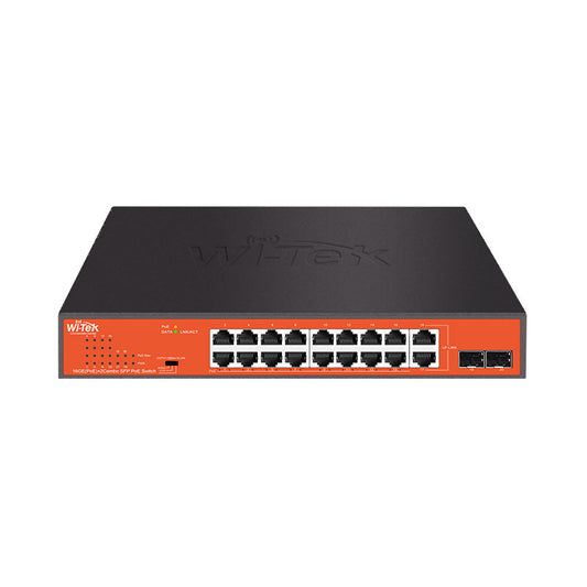 Switch PoE ingérable de 16 PoE Gigabit + 2 COMBO Gigabit