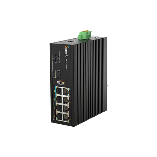 8 PoE+ Gigabit L2 Manageable PoE Switch 8 PoE+ + 2 SFP 2.5G