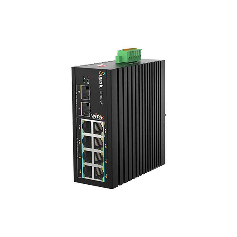 Commutateur Gigabit non gérable avec 8 PoE+ et 2 SFP