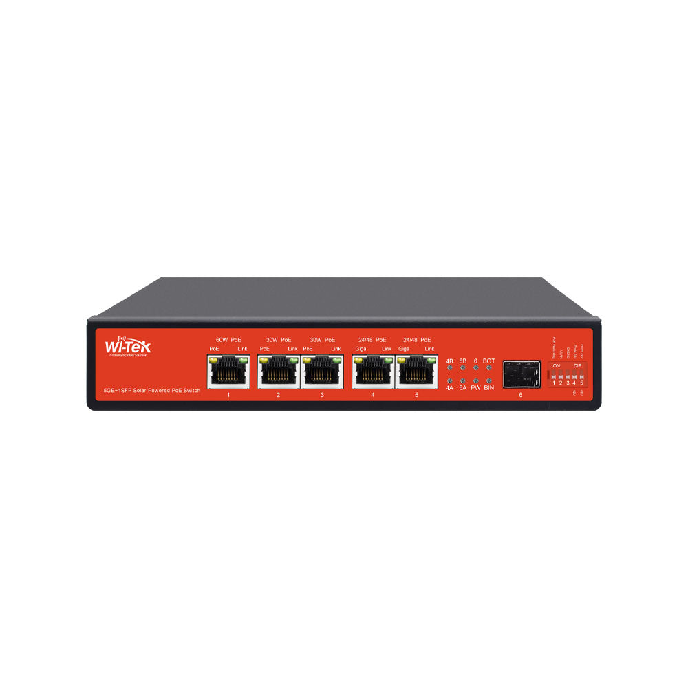 5 Gigabit PoE PoE + 1 Gigabit SFP PoE switch
