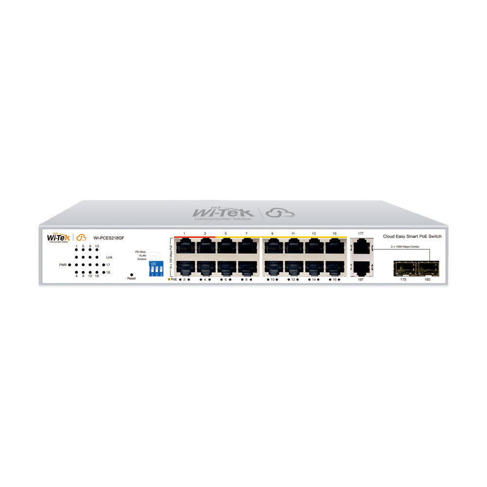 Commutateur PoE 16 ports géré par le cloud