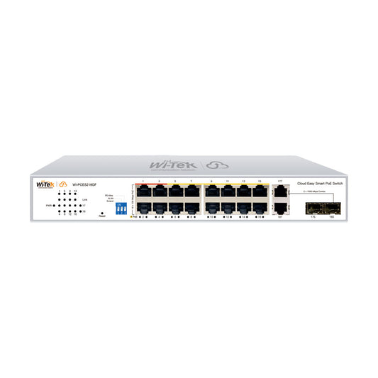 Commutateur PoE 16 ports géré par le cloud