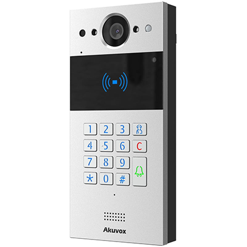 AKUVOX R20K-S-2 Portier Vidéo IP 2 Fils Clavier RFID