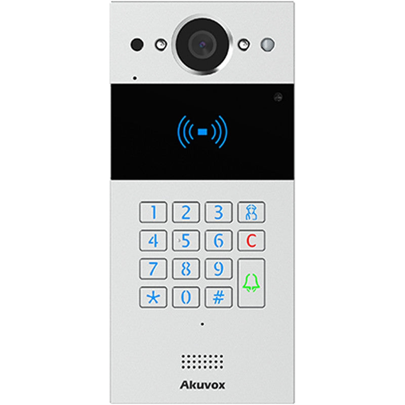 AKUVOX R20K-S-2 Portier Vidéo IP 2 Fils Clavier RFID