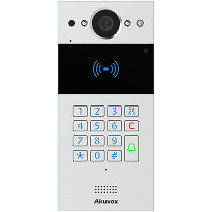 AKUVOX R20K-S-2 Portier Vidéo IP 2 Fils Clavier RFID