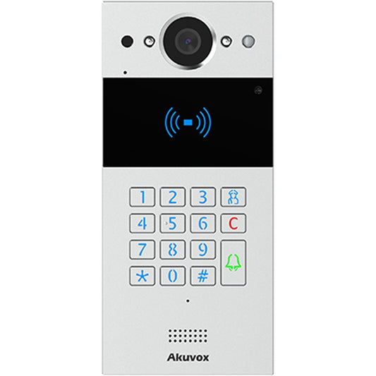 AKUVOX R20K-S-2 Portier Vidéo IP 2 Fils Clavier RFID
