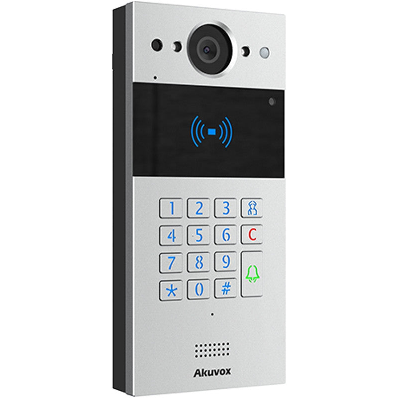 AKUVOX R20K-S-2 Portier Vidéo IP 2 Fils Clavier RFID