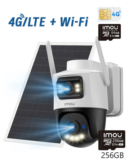 IMOU AOV Dual Caméra de Surveillance 3K 5+5MP 4G LTE Wi-Fi