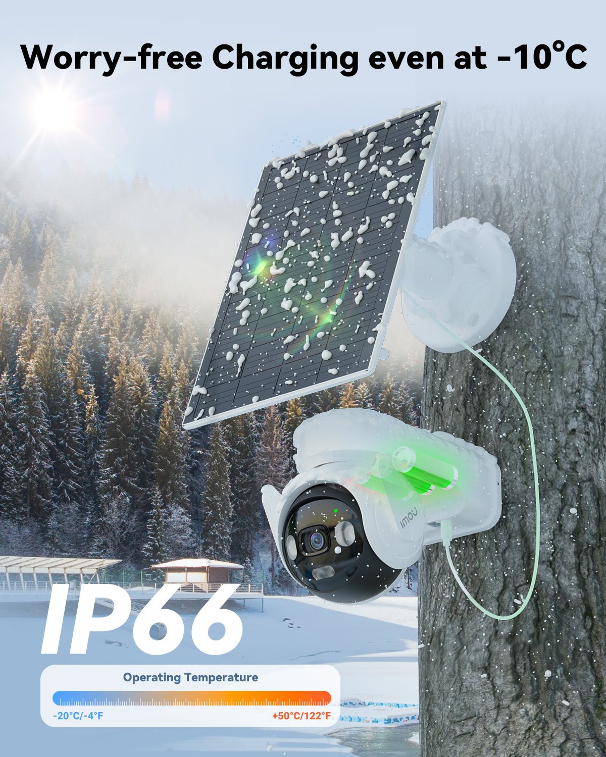 IMOU AOV PT Caméra de Surveillance 4G Wi-Fi Solaire