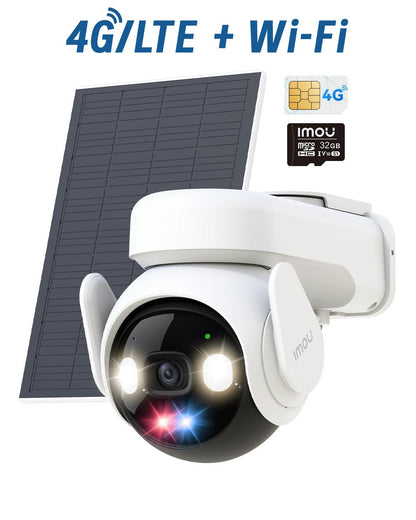 IMOU AOV PT Caméra de Surveillance 4G Wi-Fi Solaire