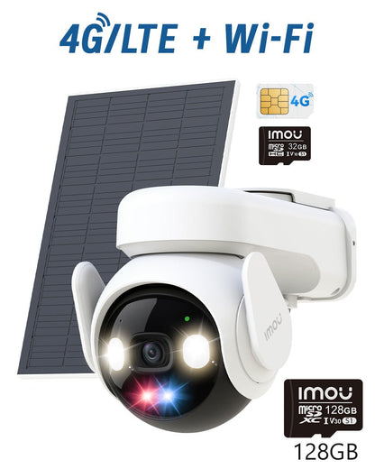 IMOU AOV PT Caméra de Surveillance 4G Wi-Fi Solaire