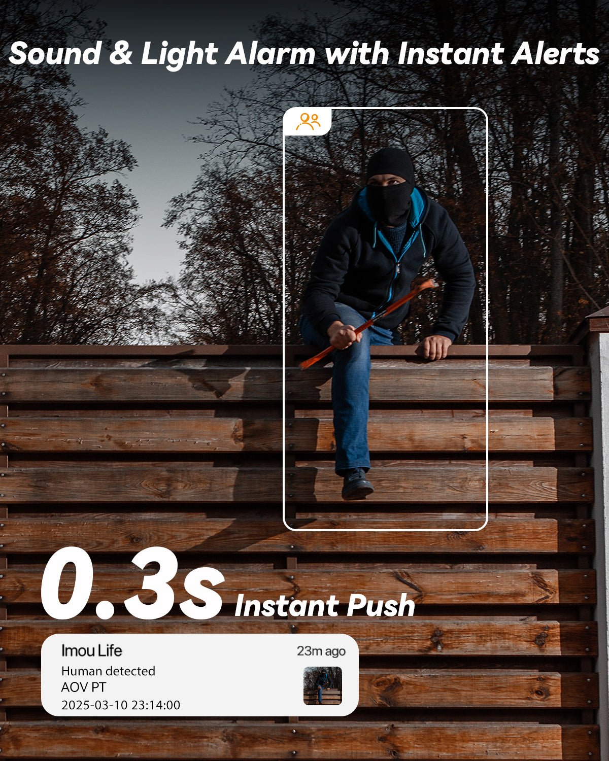 IMOU AOV PT Caméra de Surveillance 4G Wi-Fi Solaire