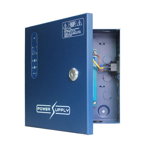 Sortie du boîtier d'alimentation CCTV : 12VDC, 4CH, 5A - SECUROTOP