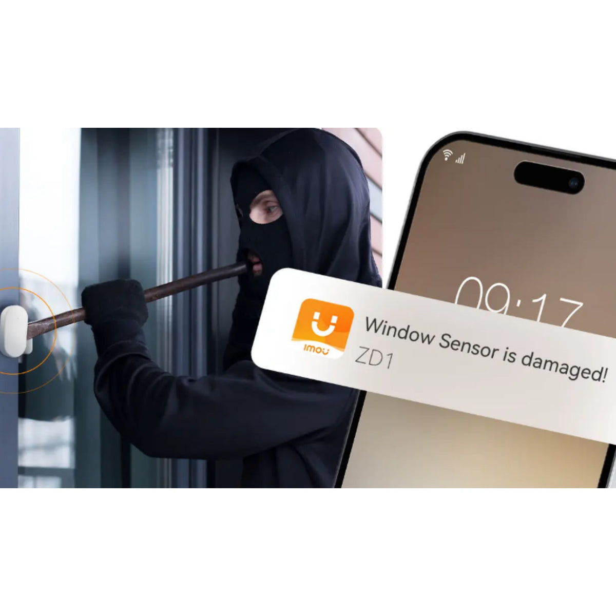 Imou Kit Alarme Connectée Sans Fil Wi-Fi
