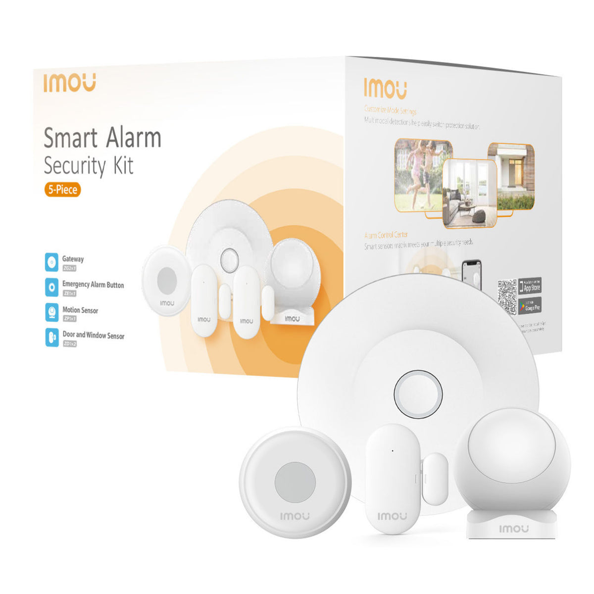 Imou Kit Alarme Connectée Sans Fil Wi-Fi