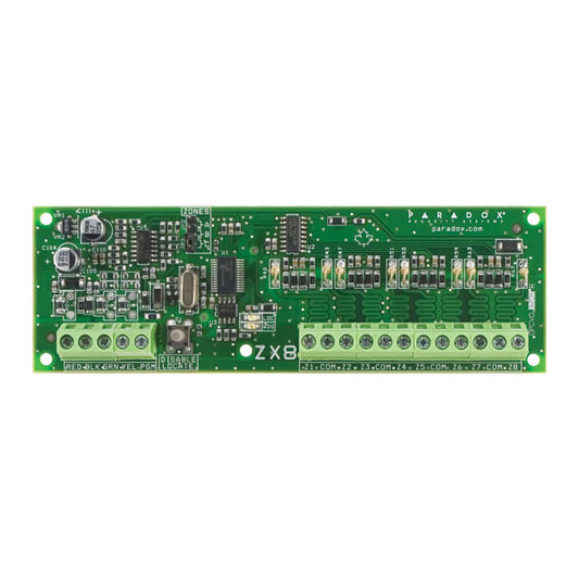MODULE D'EXPANSION 8 ZONES (16 AVEC ATZ) +1 SORTIE PGM GRADE 3 - SECUROTOP