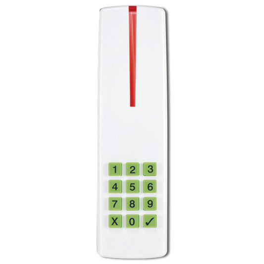LECTEUR DE PROXIMITÉ INTÉRIEUR/EXTÉRIEUR À 4 FILS AVEC CLAVIER INCLUS - SECUROTOP