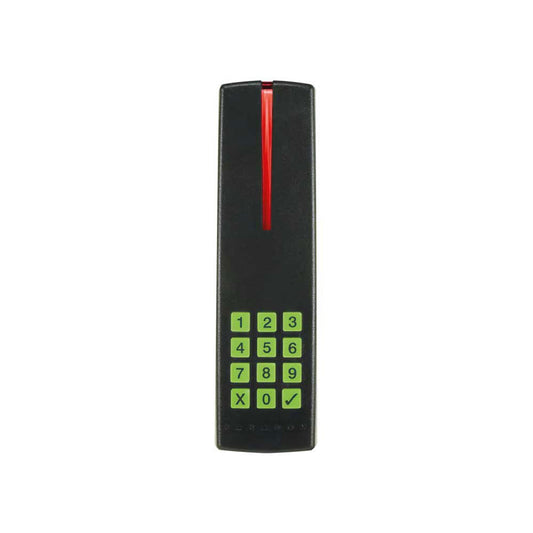 LECTEUR DE PROXIMITÉ INTÉRIEUR/EXTÉRIEUR À 4 FILS AVEC CLAVIER INCL NOIR - SECUROTOP