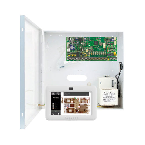 KIT CENTRAL 8 ZONES SPECTRA + CLAVIER TACTILE 5.0'' - SECUROTOP