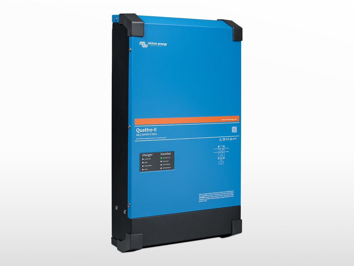 Victron QUA242505010 Onduleur Chargeur Quattro-II 24V 5000VA 120A 50A