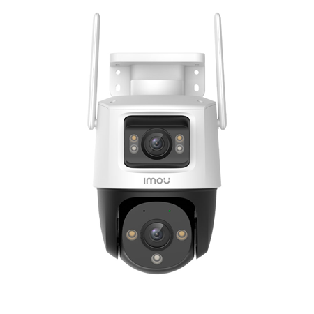 Dôme IP WiFi avec double objectif 3MP et PAN/TILT