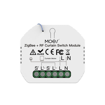 MOES ZRM-108-MS Module Interrupteur Volet Roulant ZigBee RF433