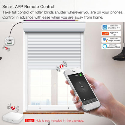 MOES ZRM-108-MS Module Interrupteur Volet Roulant ZigBee RF433