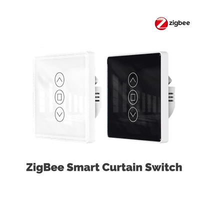 MOES ZTS-EUR-C Interrupteur Rideau Connecté ZigBee RF433